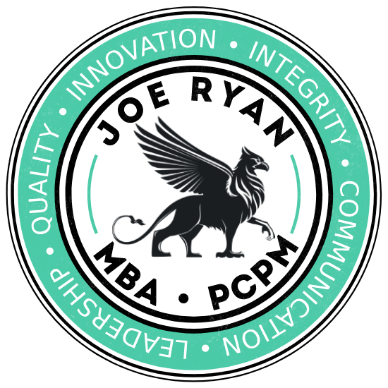 Logo for Joe Ryan, MBA, PCPM